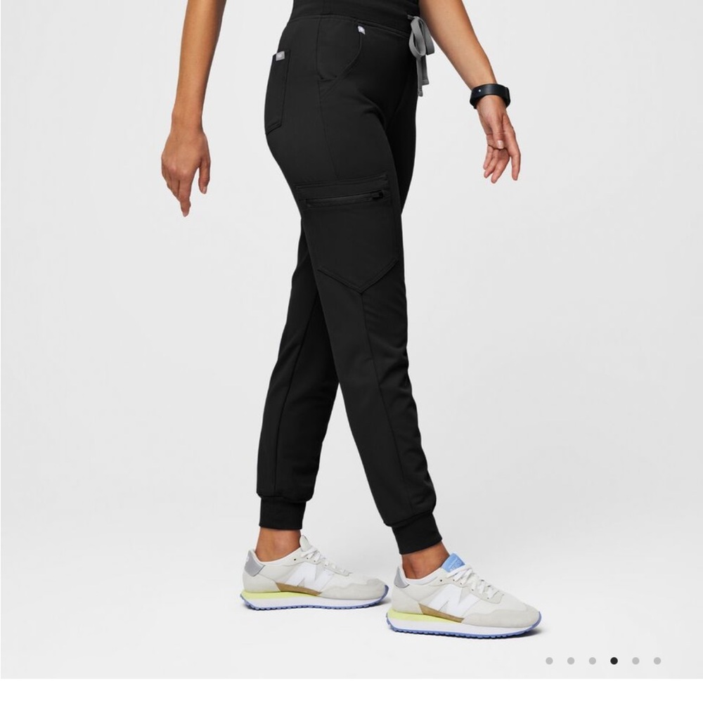 women's Black Zamora™ High Waisted 2.0 - Tall Jogger Scrub Pants - XL - Tall